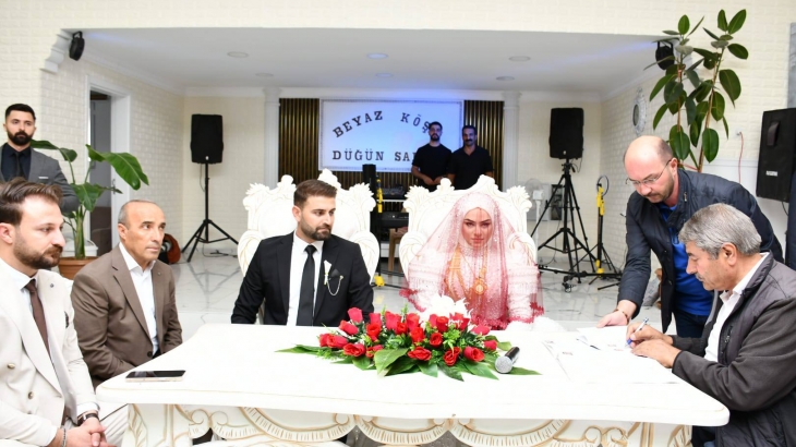 Berivan ile Hüseyin çiftimizin nikah akitlerini gerçekleştirdik.