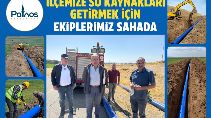 İçme Suyu Sorununa Kalıcı Çözüm İçin Sahadayız