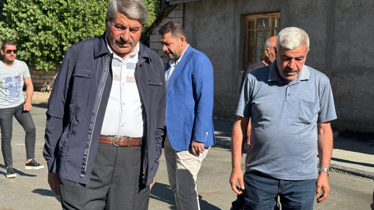 Patnos Belediye Başkanı Taşkın, Tatlı Sokak'taki Yol Çalışmalarını İnceledi