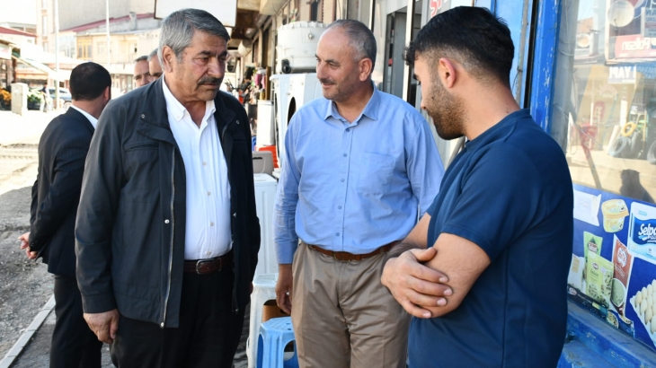 Patnos Belediye Başkanı Taşkın, Turgut Özal Bulvarı'ndaki Yol Çalışmalarını Yakından Takip Ediyor