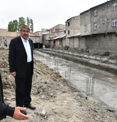 Başkan Taşkın, Kasaplar Çarşısı Çalışmalarını Yerinde İnceledi