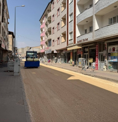 Süphan Caddesi'nde Asfalt Öncesi Çalışmalar Başladı