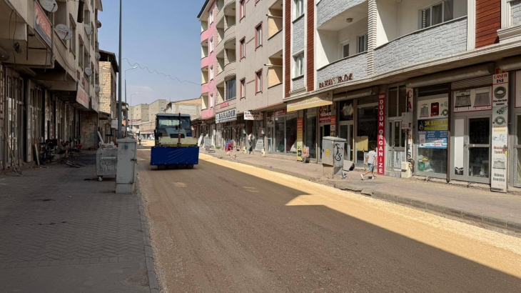 Süphan Caddesi'nde Asfalt Öncesi Çalışmalar Başladı